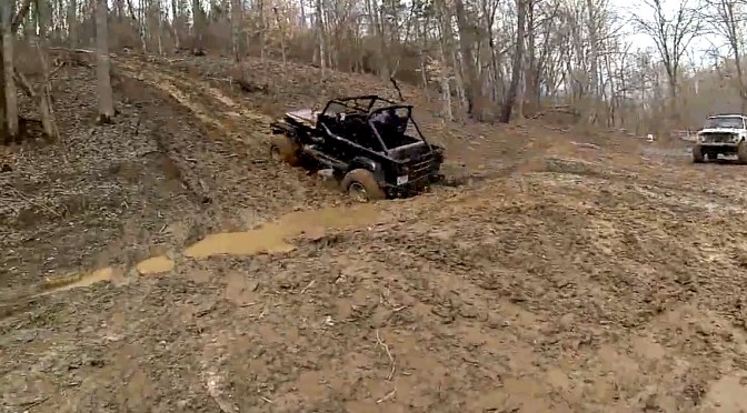 Healthy sounding Jeep YJ Wrangler with a 350 smallblock chevy