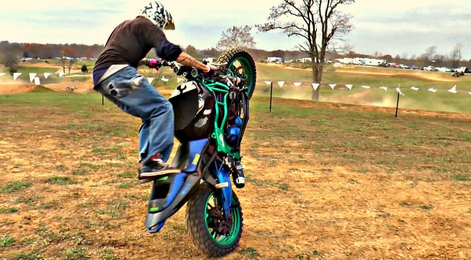 Stunt bikes in the dirt @ Boo Bash 2014!
