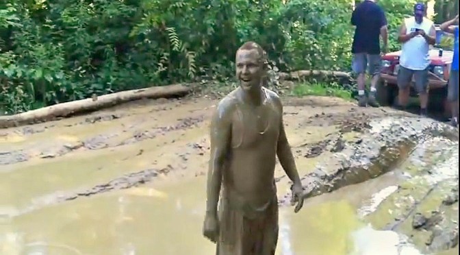 Mud hole faceplant @ DTOR