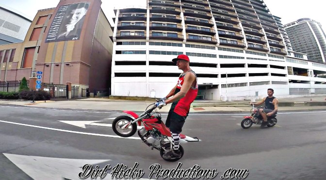 DIRT HICKS FREERIDE ADVENTURES – EP. 20 – LOUISVILLE MINI BIKE LIFE – WATERFRONT & RANDOM UNICYCLER