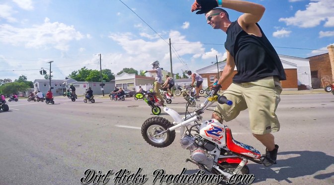DUDE DATE 2018 STREET RIDE – WORLD’S LARGEST PITBIKE RIDE – LOUISVILLE KENTUCKY STUNT RIDING