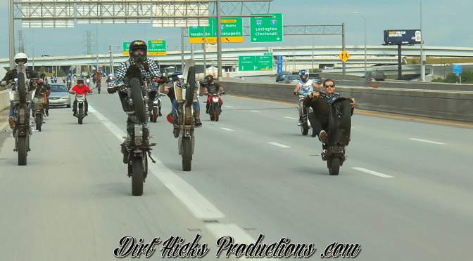 SUMO STUNTERS 2022 LOUISVILLE RIDEOUT – DERBY CITY STUNTERZ – 502BIKELIFE – SUPERMOTO STUNT RIDING